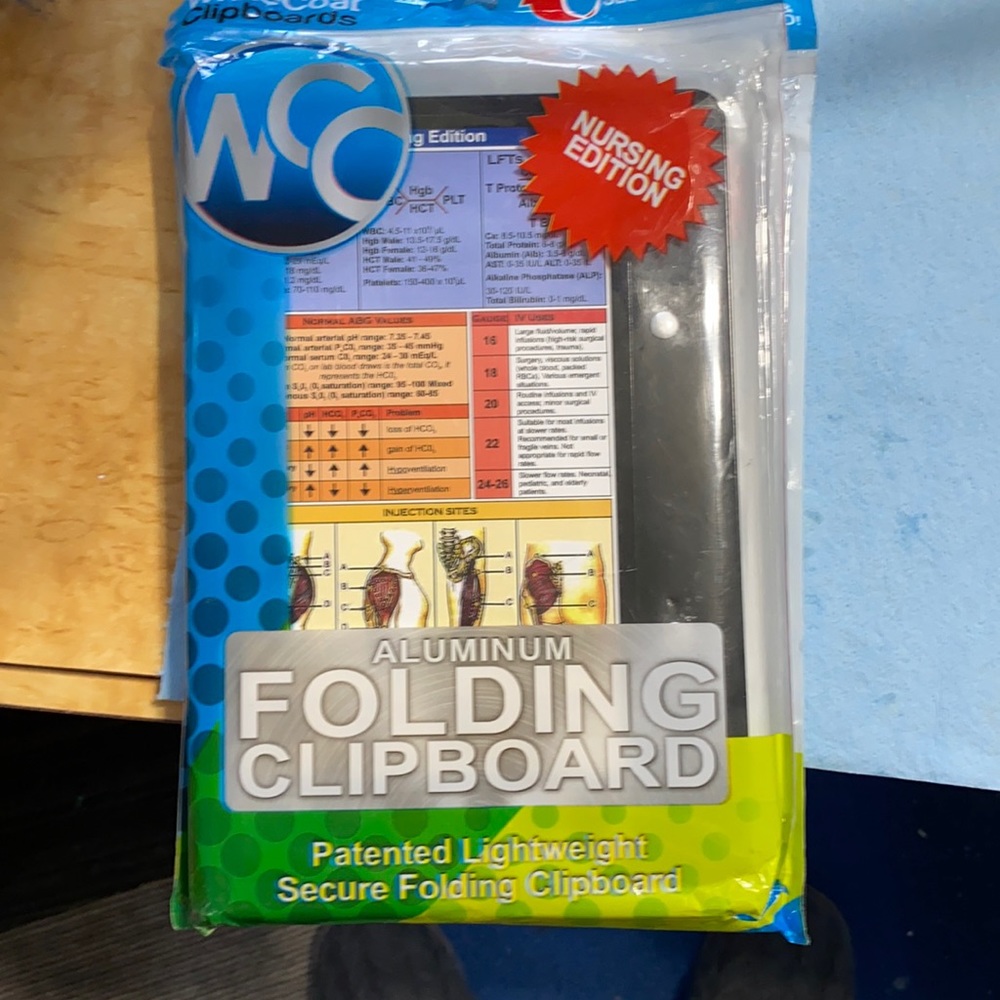 Nursing clip board